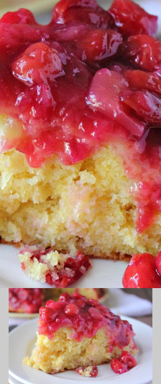 Cherry Pineapple Upside Down Cake