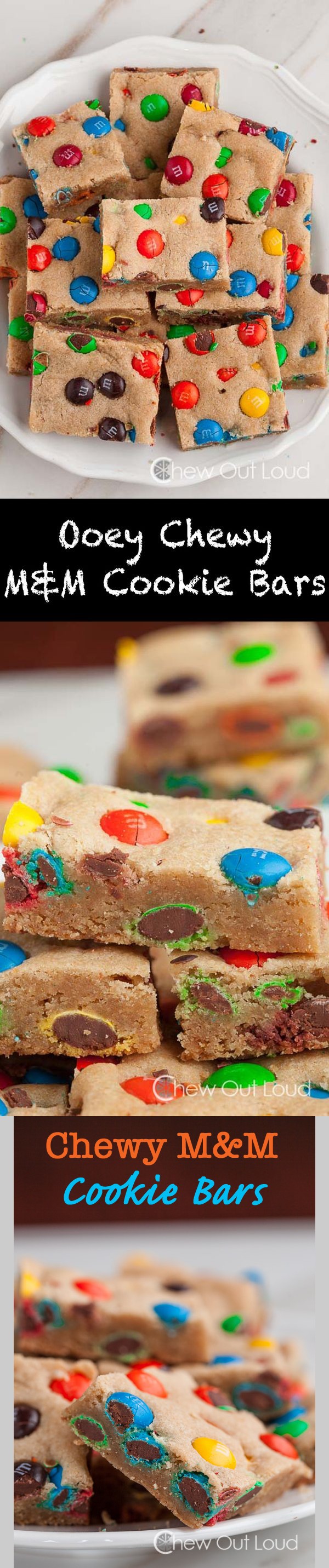 Chewy M&M Cookie Bars (+ $50 Target Giveaway