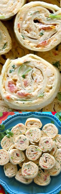 Chicken Enchilada Roll Ups