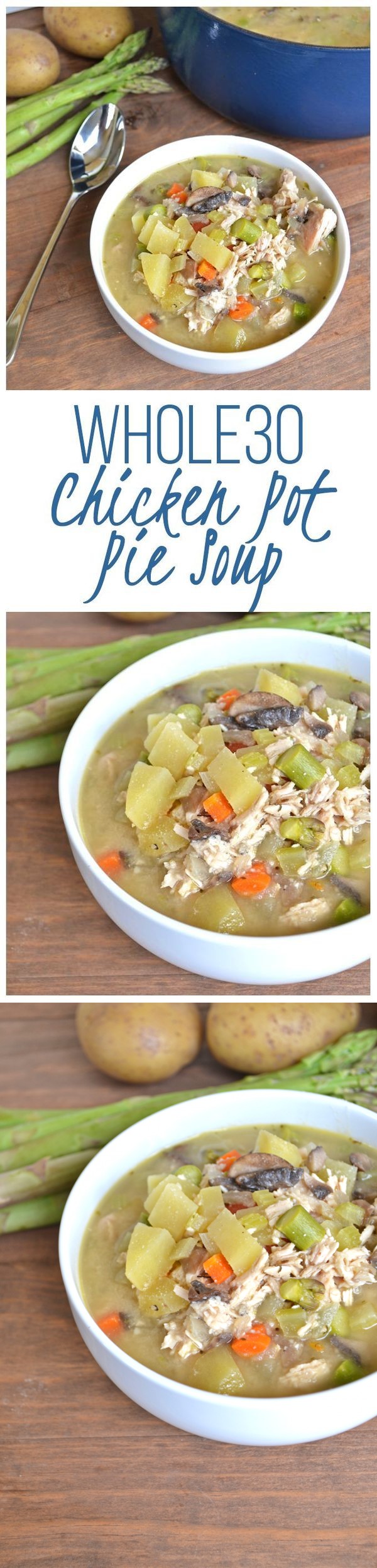 Chicken Pot Pie Soup (Whole30