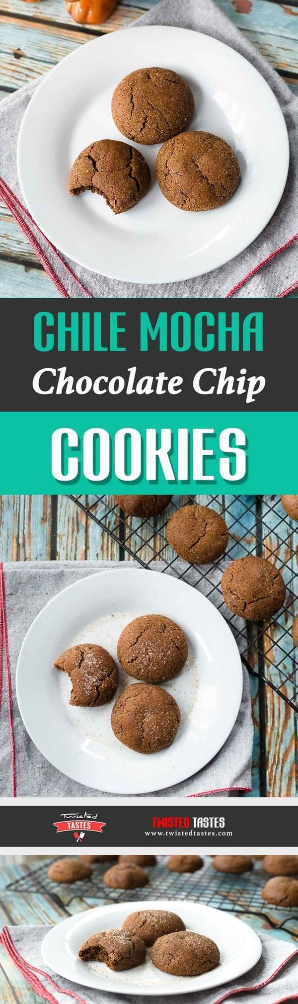 Chile Mocha Chocolate Chip Cookies