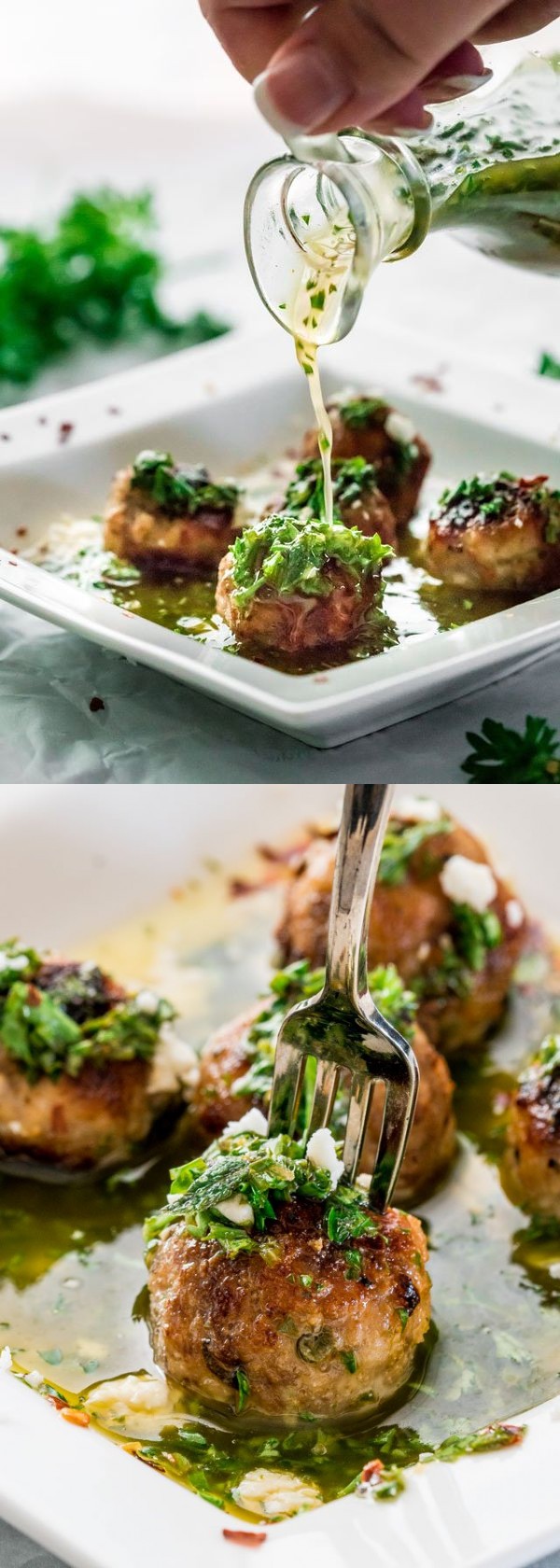 Chimichurri Meatballs