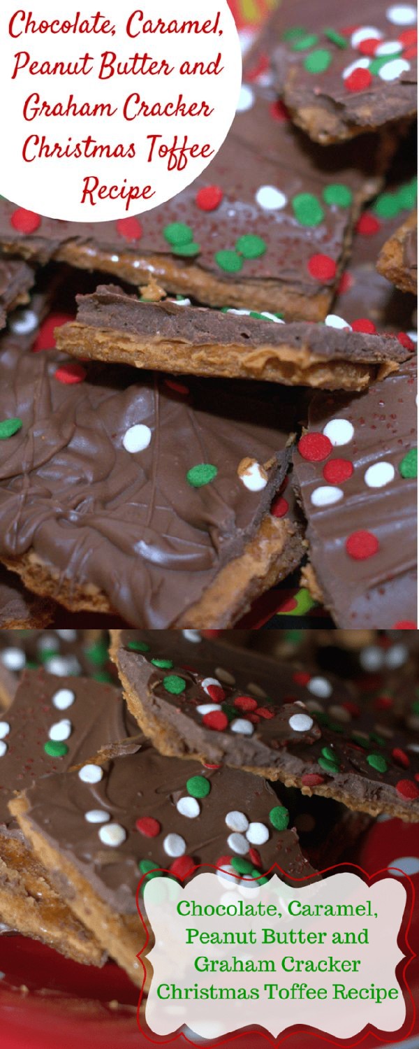 Chocolate, Caramel, Peanut Butter and Graham Cracker Toffee