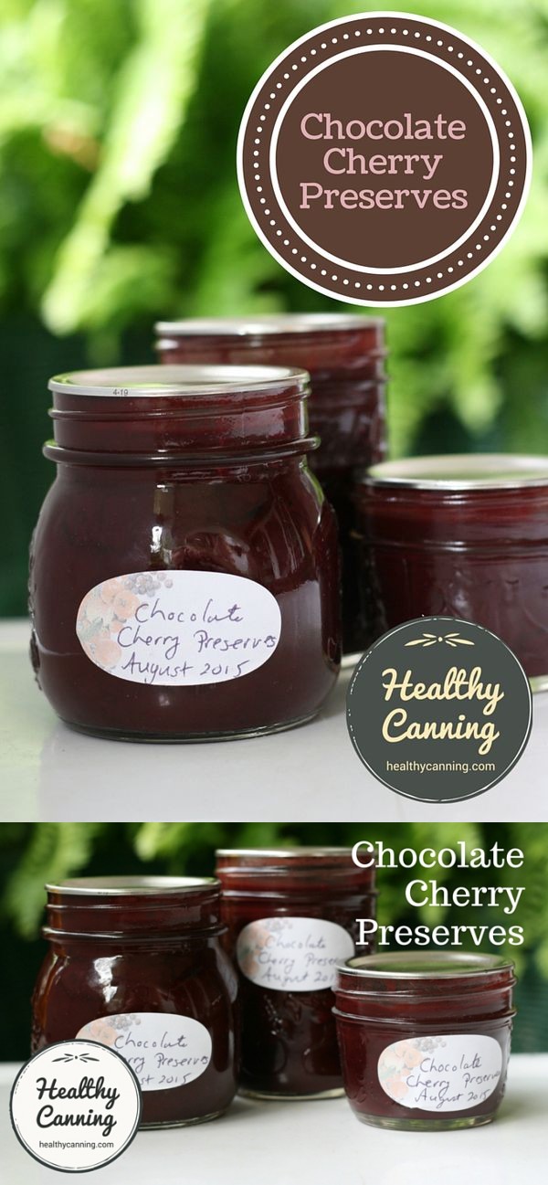 Chocolate Cherry Preserves