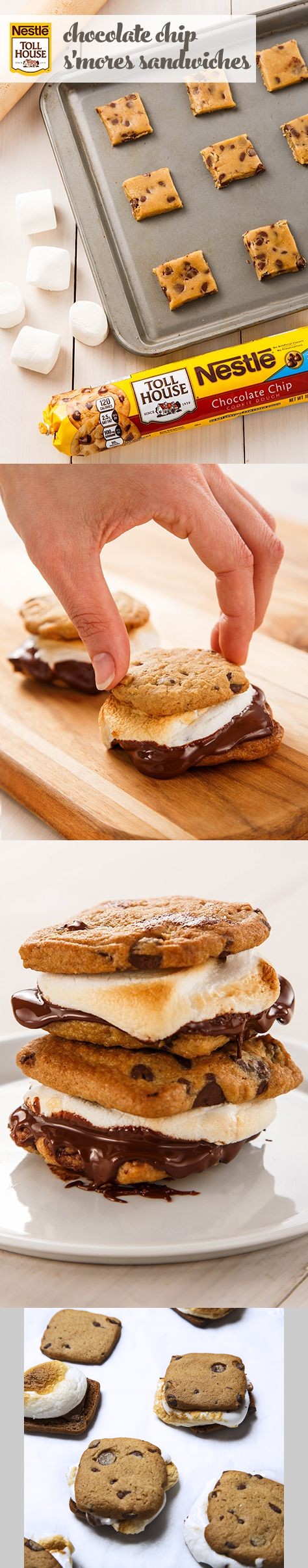 Chocolate Chip S’mores Sandwiches