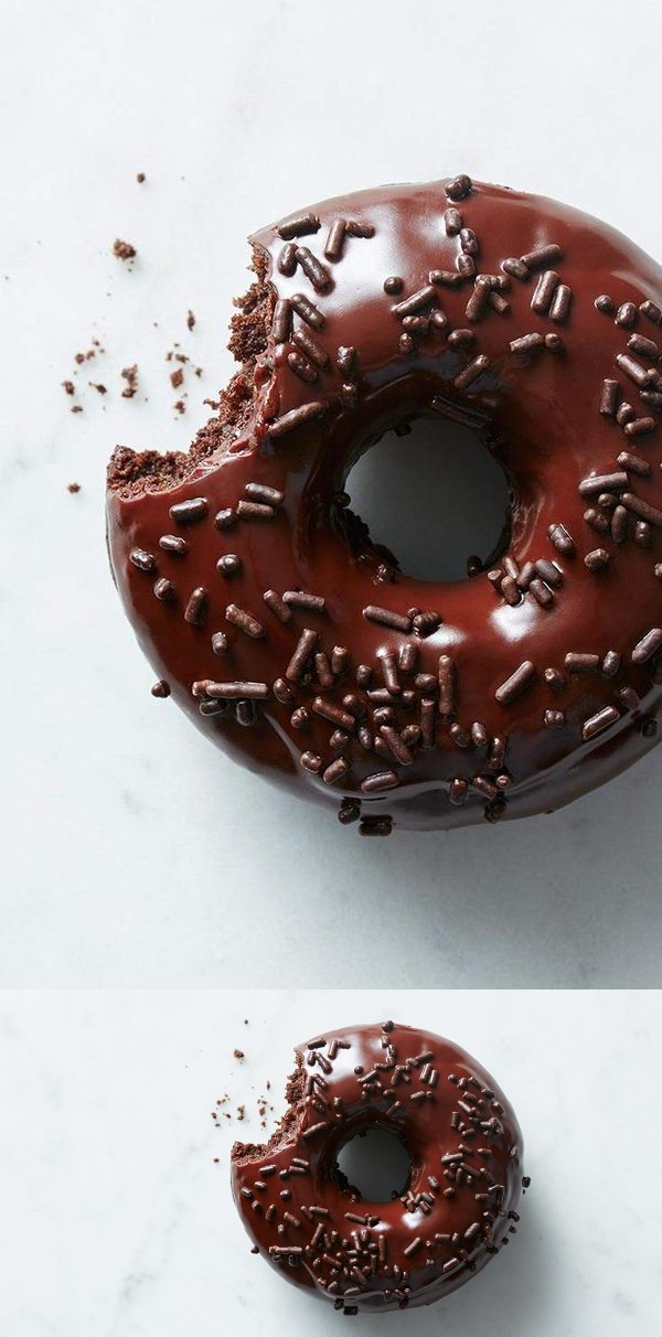 Chocolate Fudge Cake Doughnuts