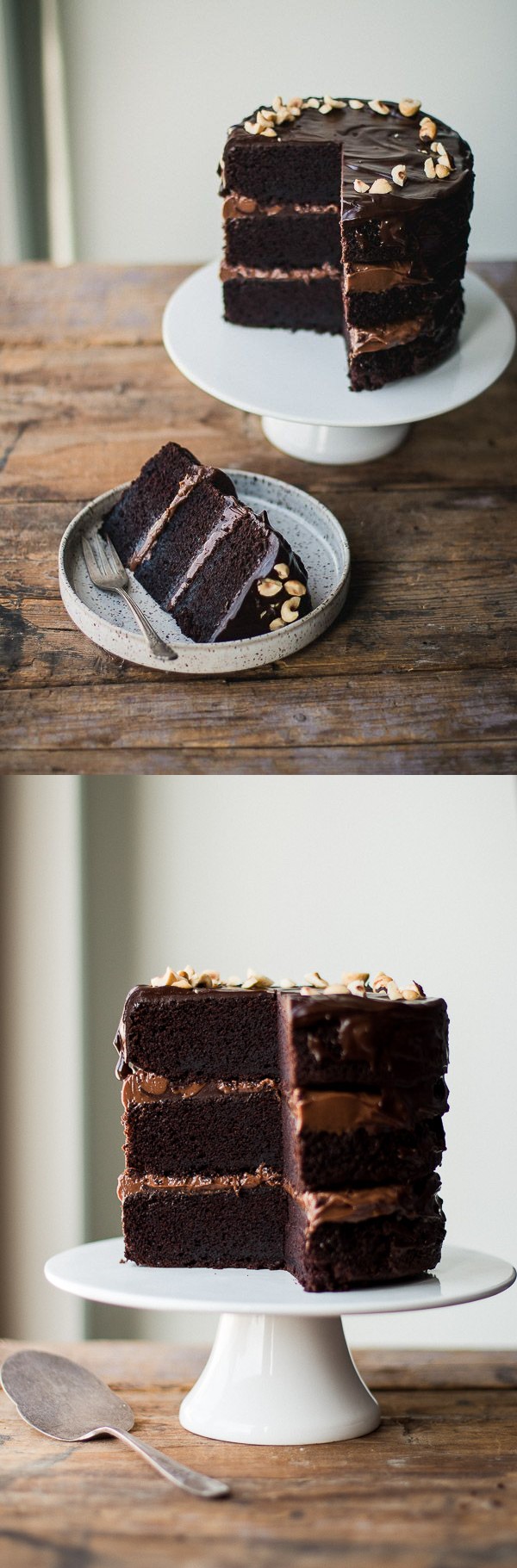 Chocolate Hazelnut Layer Cake