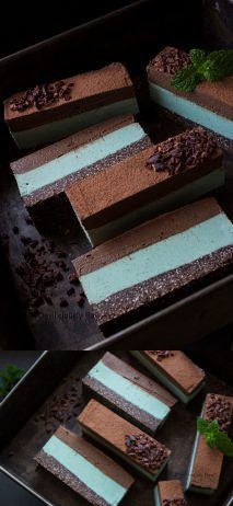 Chocolate Mint Slice