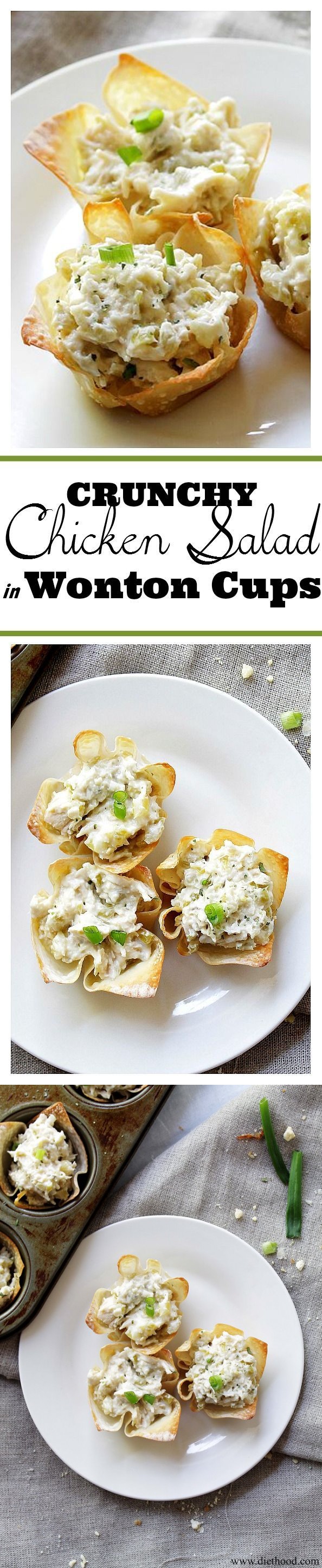 Chunky Chicken Salad Cups