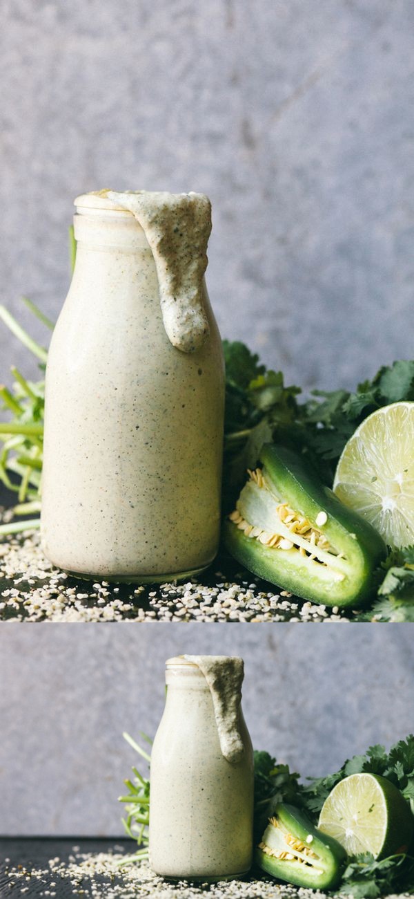 Cilantro Lime Jalapeno Hemp Dressing