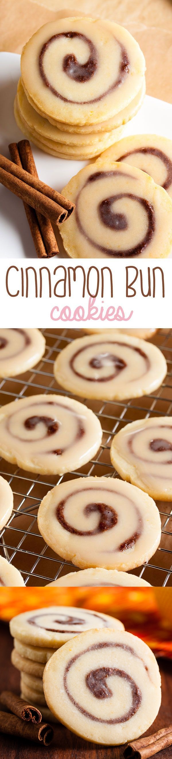 Cinnamon bun cookies