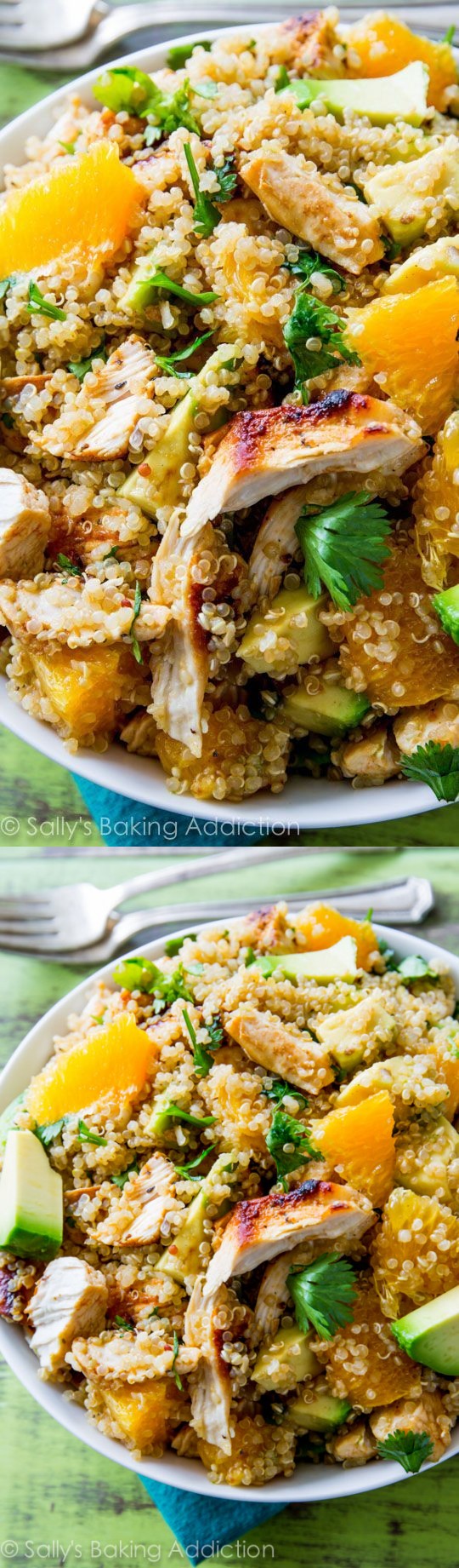 Citrus Chicken Quinoa Salad