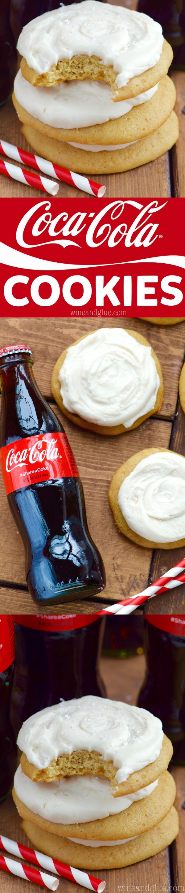 Coca-Cola Cookies with Coca-Cola Frosting