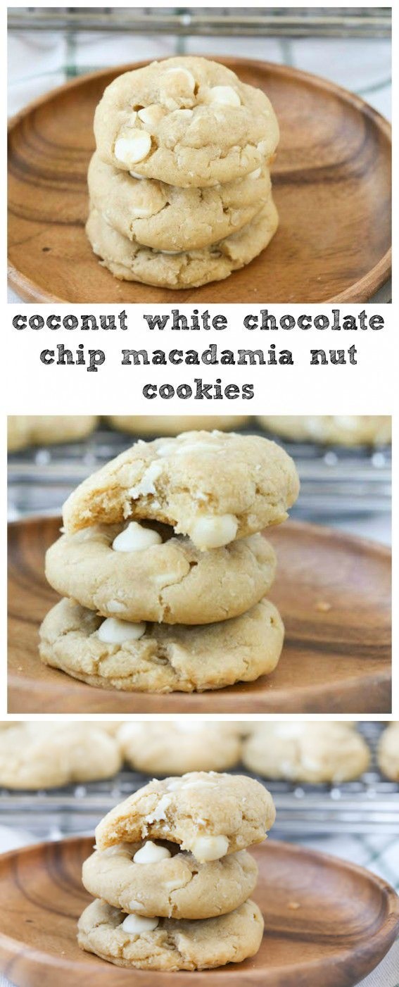 Coconut White Chocolate Macadamia Nut Cookies