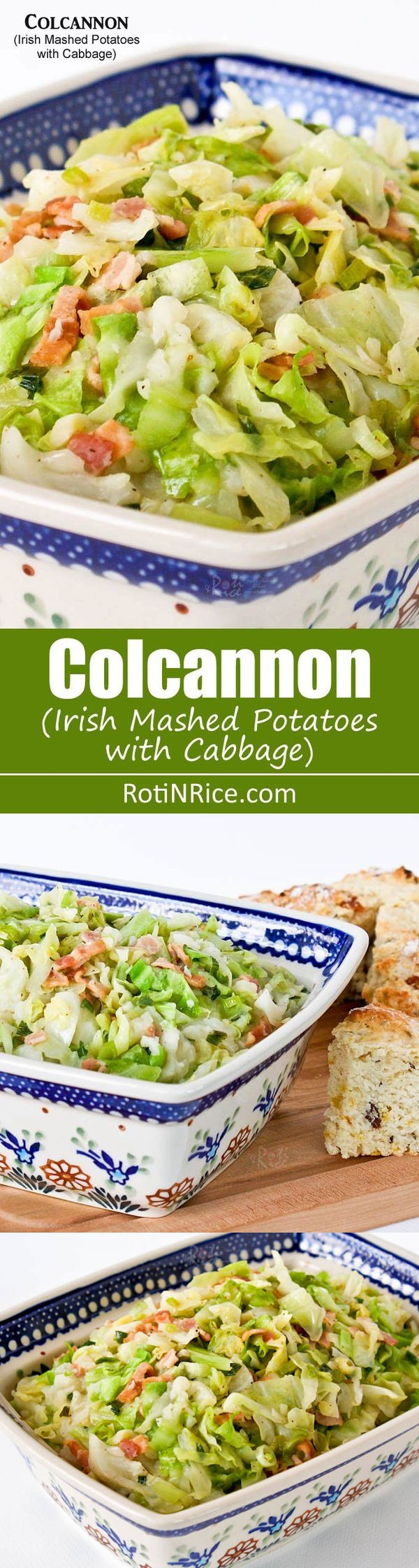 Colcannon (Irish Mashed Potatoes with Cabbage