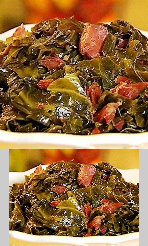 Collard Greens & Ham - Beer Braised