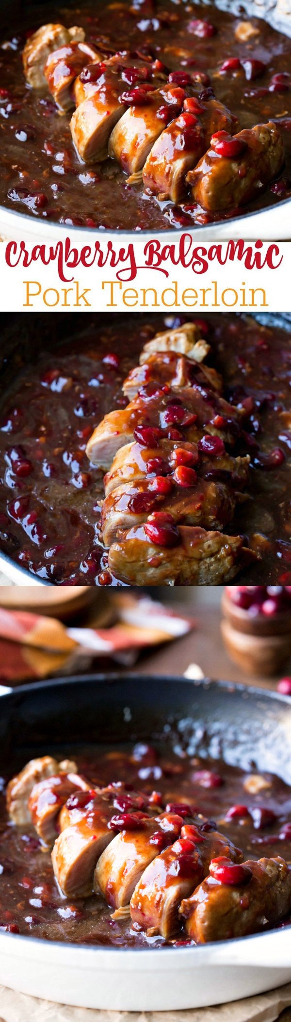 Cranberry Balsamic Pork Tenderloin