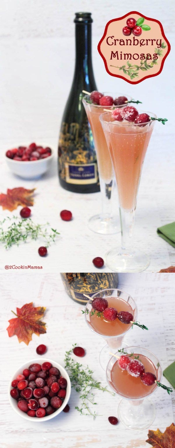 Cranberry Mimosas – A Holiday Cocktail