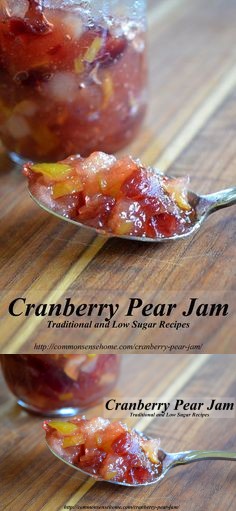 Cranberry Pear Jam - Traditional