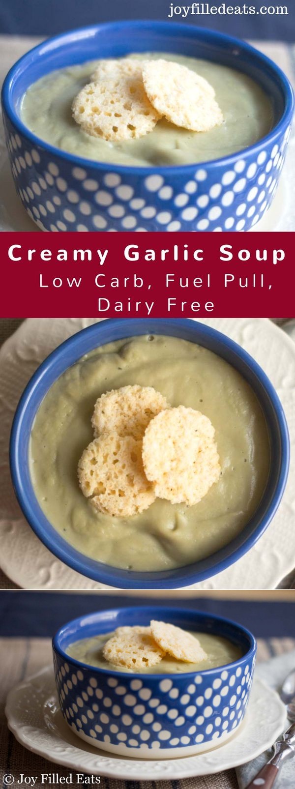 Creamy Garlic Soup – Low Carb, Dairy Free, Fuel Pull