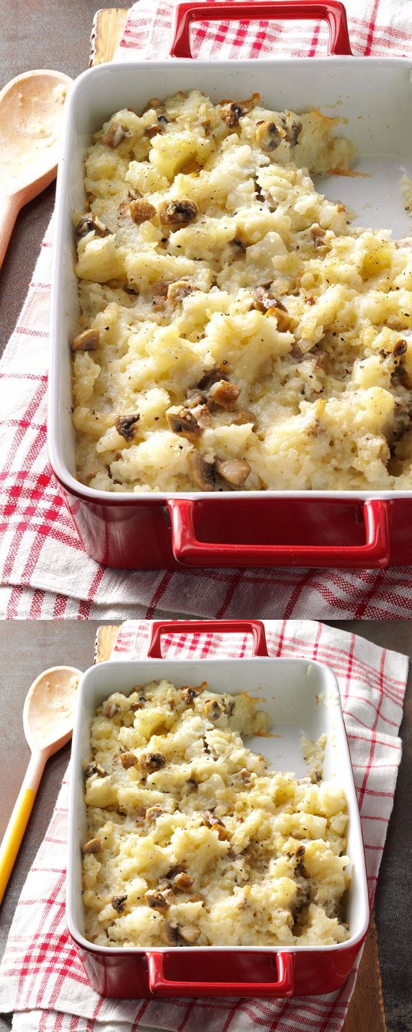 Creamy Mushroom-Potato Bake