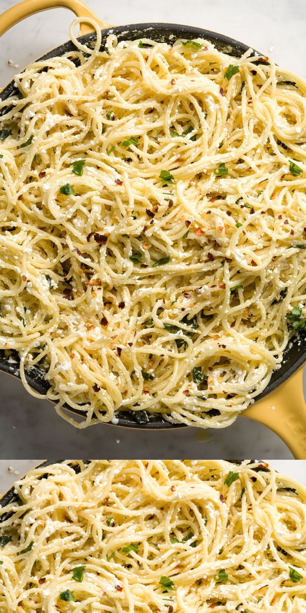 Creamy Ricotta Spaghetti