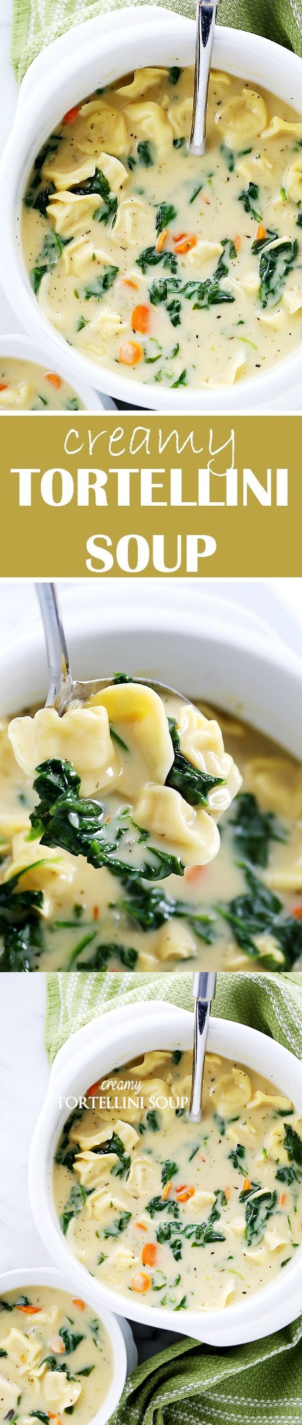 Creamy Tortellini Soup