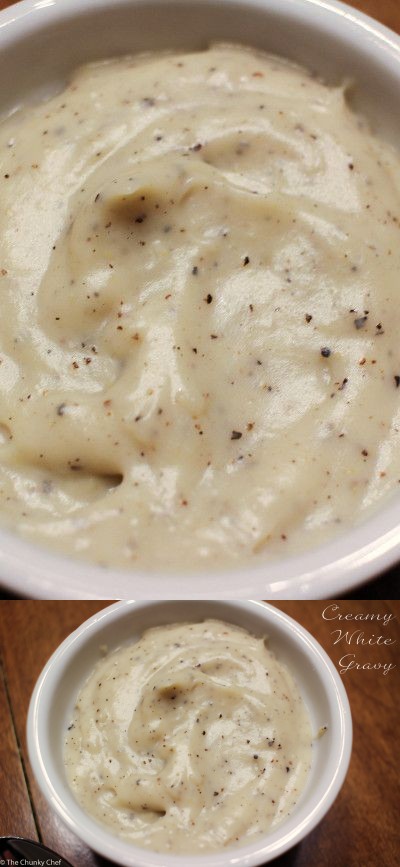 Creamy White Pepper Gravy from Scratch