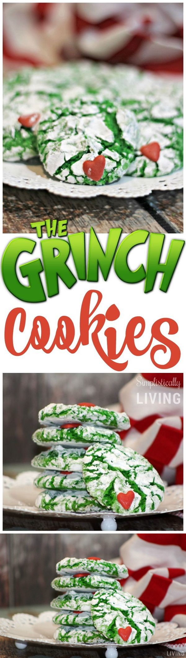 Crinkly, Cranky, Grinch Cookies