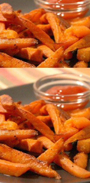 Crispy Sweet Potato Fries (Weight Watchers