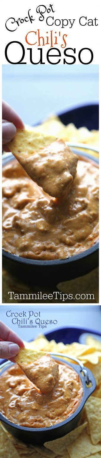 Crock Pot Copy Cat Chilis Queso