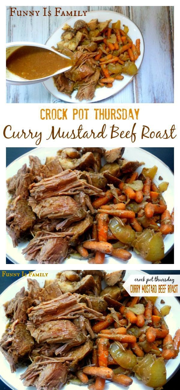 Crock Pot Curry Mustard Beef Roast