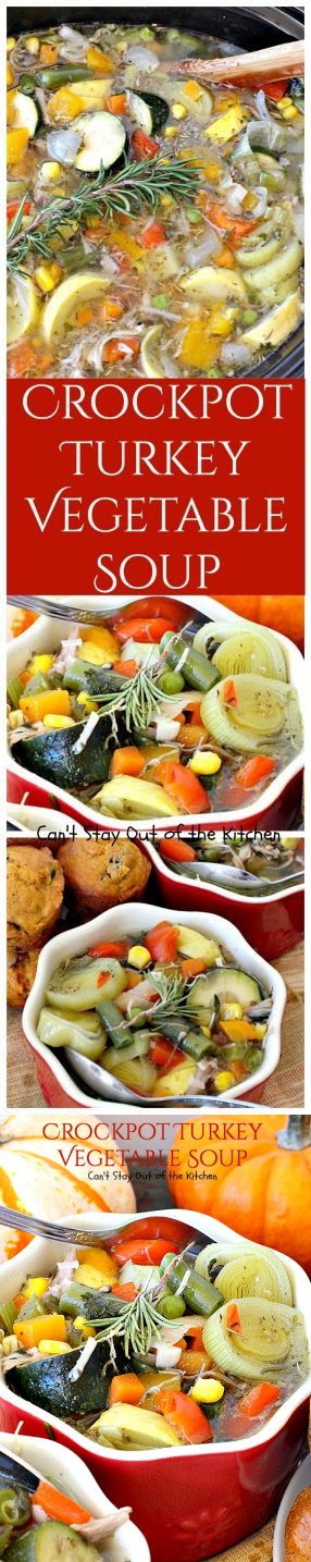 Crockpot Turkey Vegetable Soup