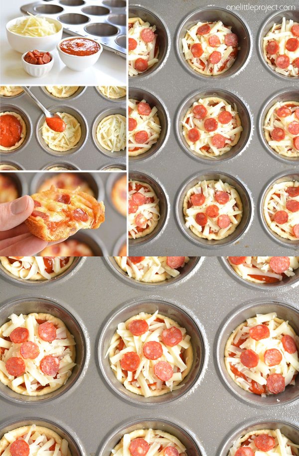 Deep Dish Mini Pizzas