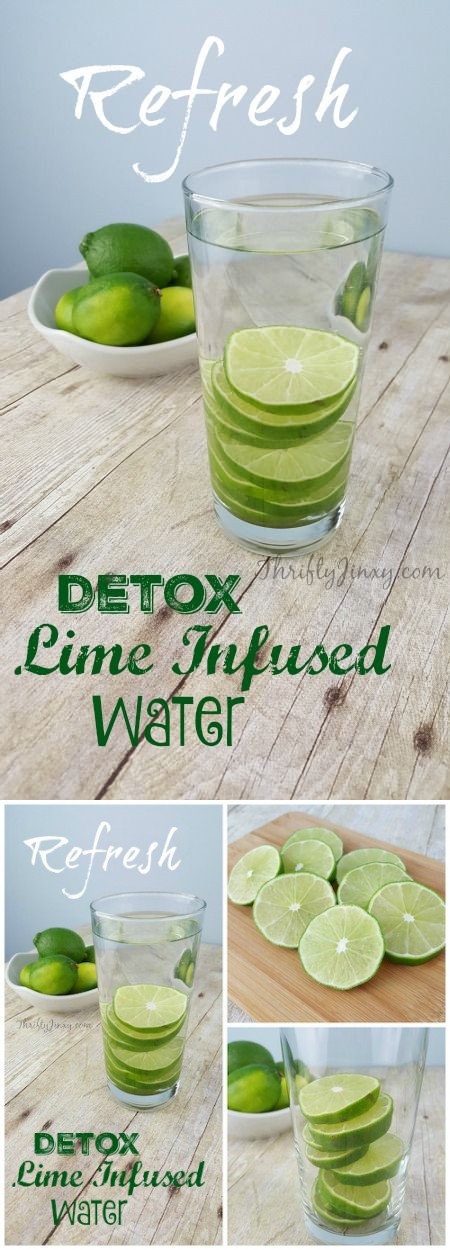 Detox Lime Infused Water