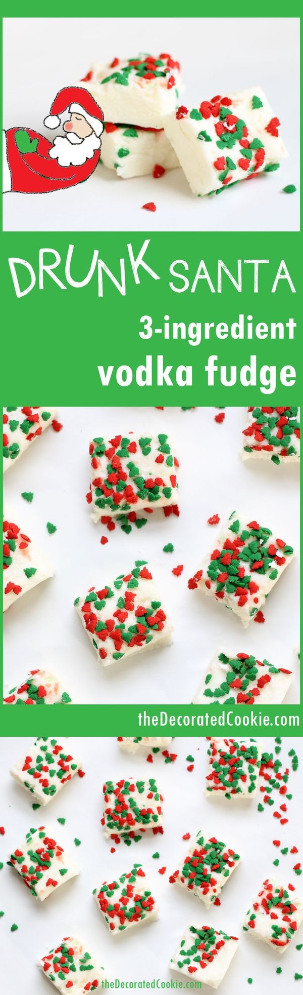 drunk Santa fudge