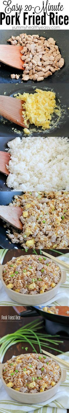 Easy 20 Minute Pork Fried Rice