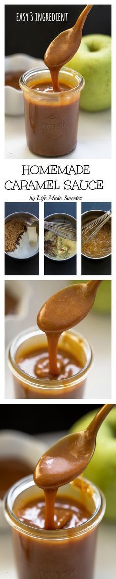 Easy 3 Ingredient Homemade Caramel Sauce