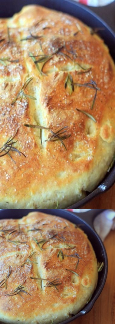 Easy No-Knead Skillet Bread