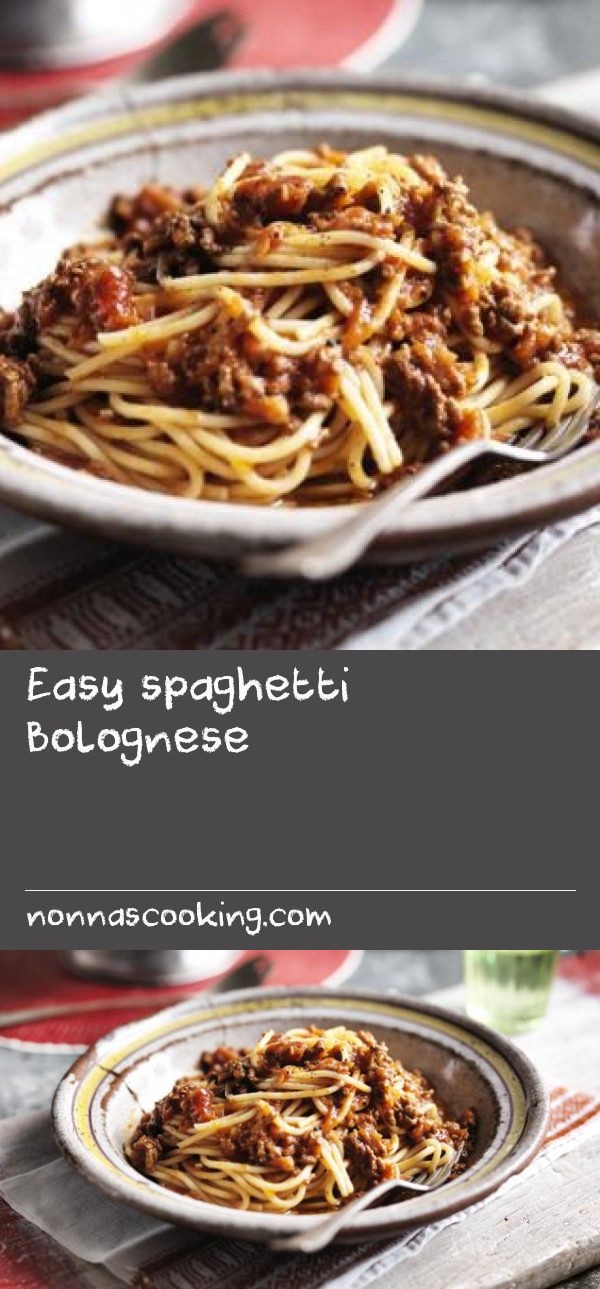 Easy spaghetti Bolognese