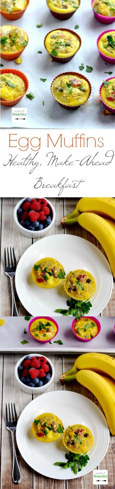 Egg Muffins with Turkey Sausage and Peppers