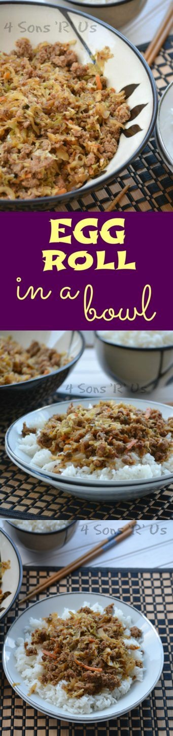 Egg Roll Bowl