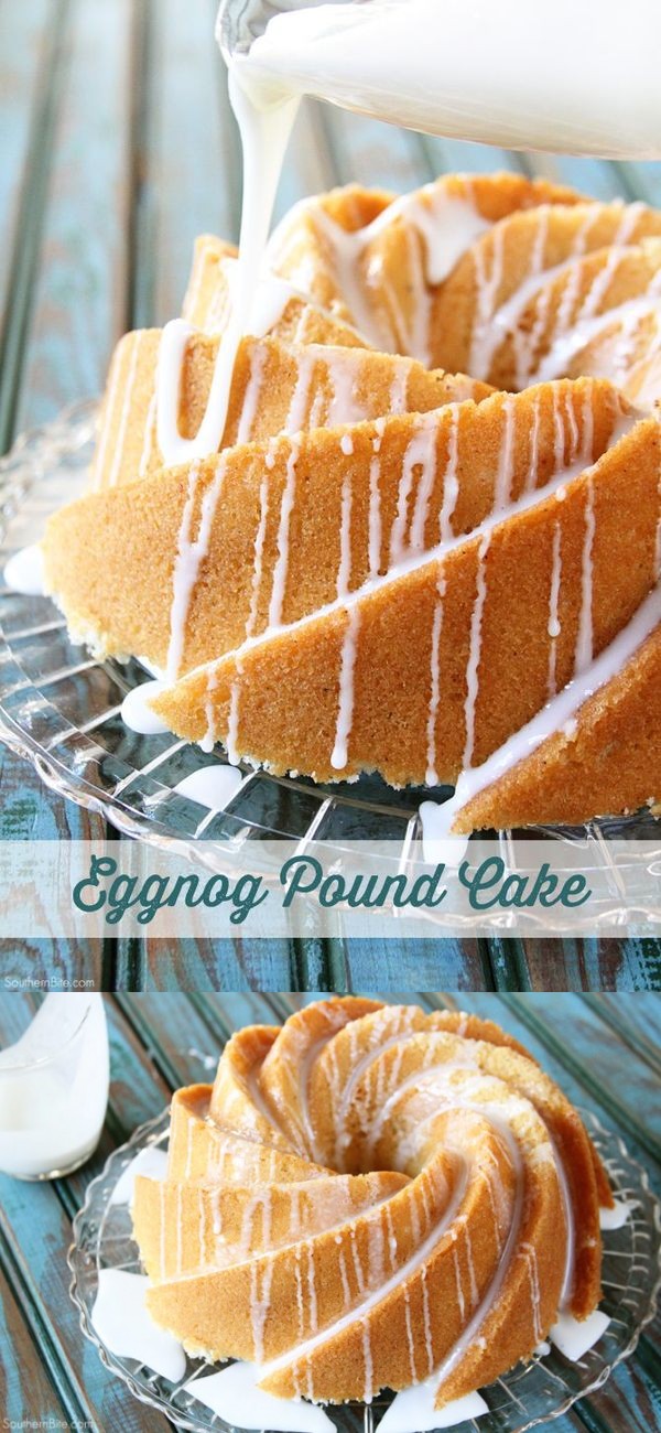 Eggnog Pound Cake