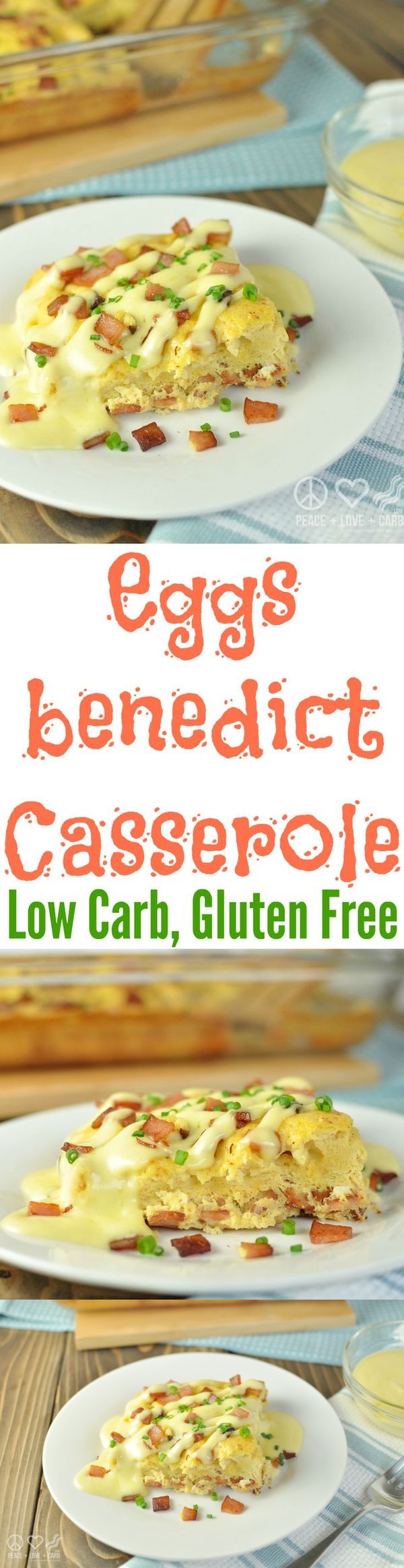 Eggs Benedict Casserole - Low Carb, Gluten Free