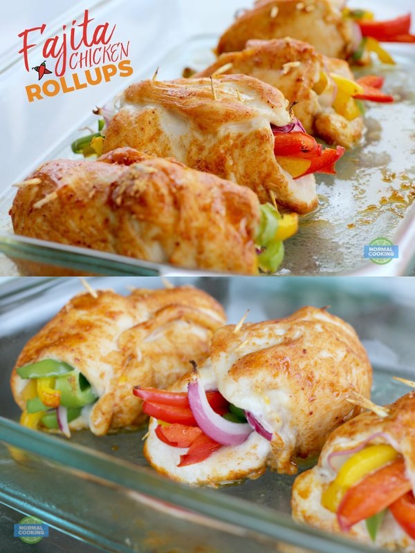 Fajita Chicken Rollups