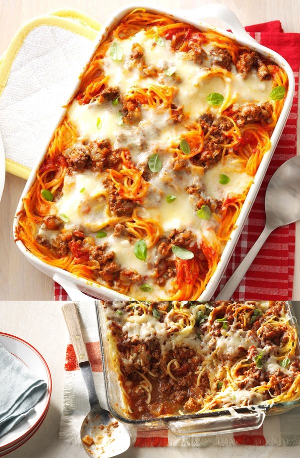 Favorite Baked Spaghetti