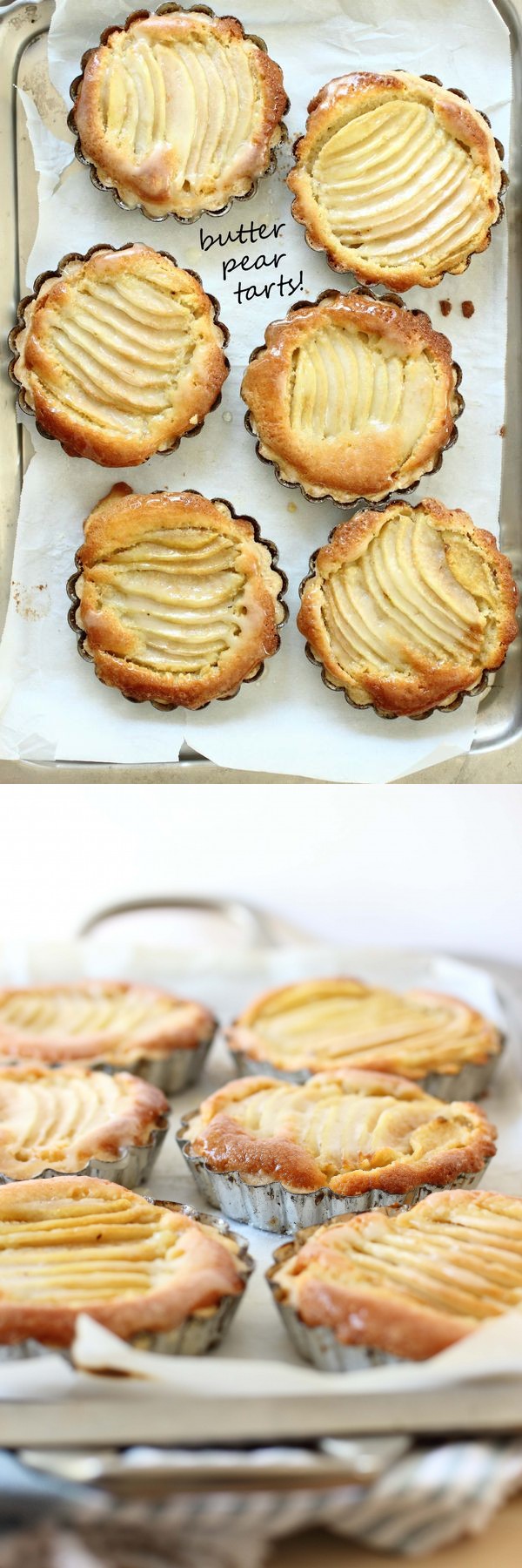 Flaky Butter Pear Tarts