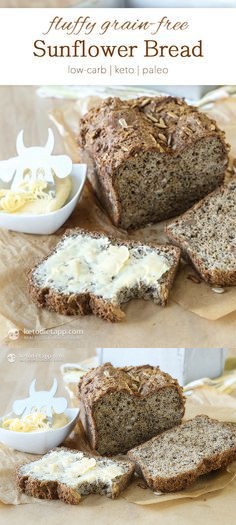 Fluffy Grain-Free Sunflower Bread