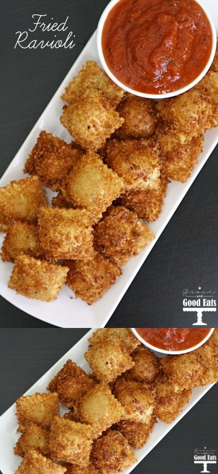 Fried Ravioli with Spicy Marinara