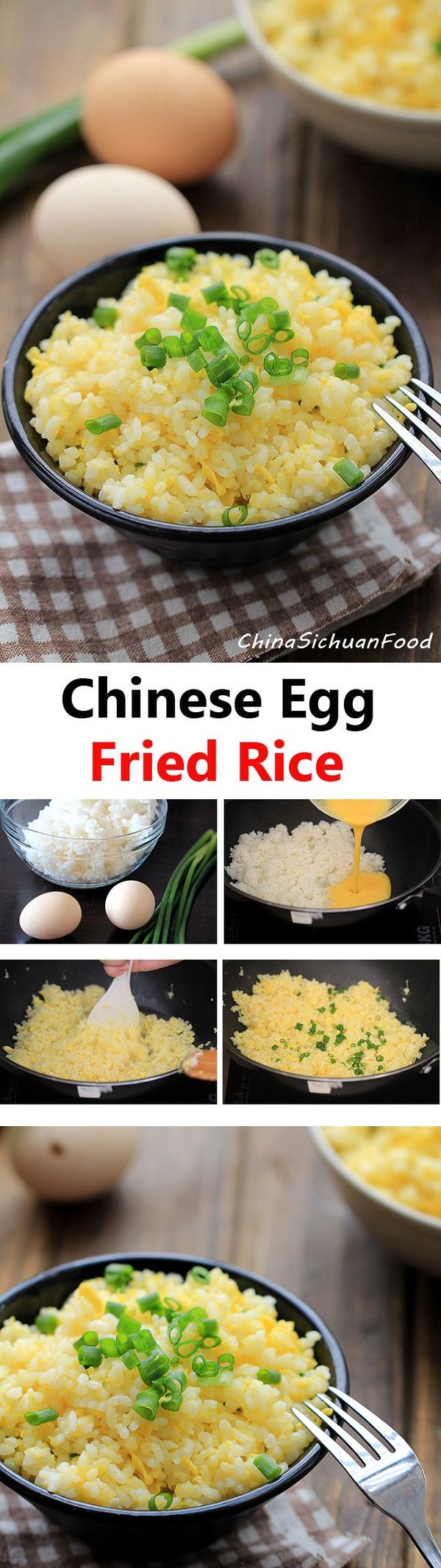 Fried Rice With Beaten Egg